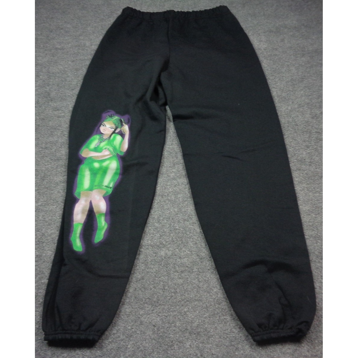 Billie Eilish Soto Gang Jogger Sweatpants Adults Large Black Music Rare